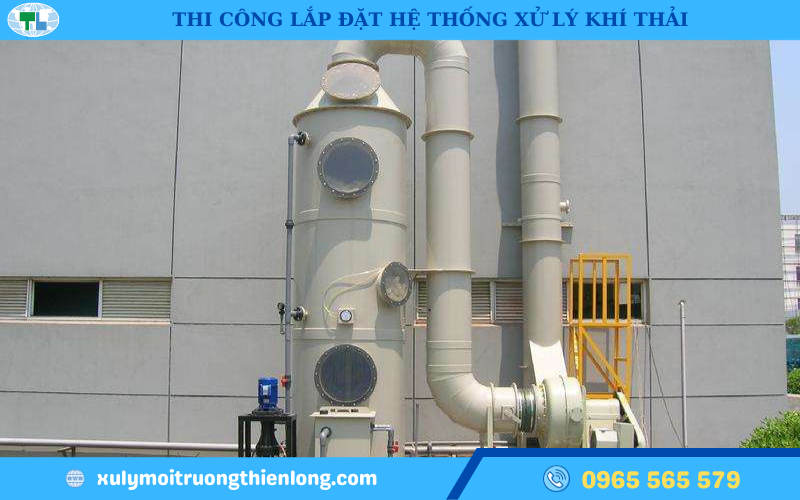 Thiên Long - Thi công lắp đặt hệ thống xử lý khí thải